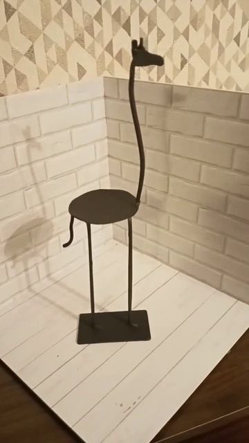 Подсвечник Жирафик. #жираф #артметалл #сталь #железо #diy смотреть онлайн