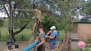 Скважина на горизонт, в две обсадных колонны!