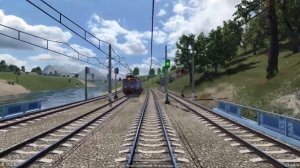 Transport Fever 2 - Сибирия. Поездка на  "Ласточке" по маршруту "Москва - Петрозаводск".