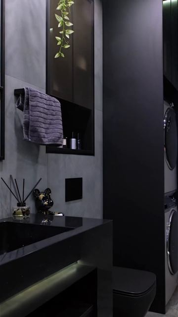 Ванная с душемПодиум с подсветкой. Парящий потолок.