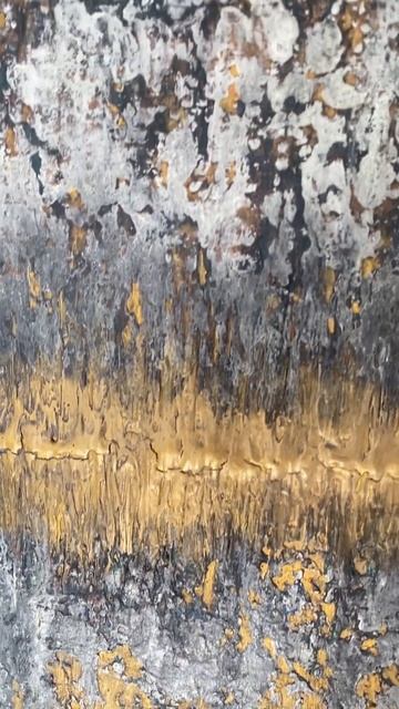 Абстракция «Импульс», структурная паста, акрил, лак, р? смотреть онлайн