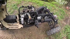 Мотороллер муравей Джеймс Бонда. Максимальный пакет доработок.