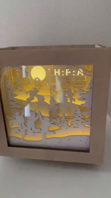 Светильник настольный/ ночник Новый год. Для Авито смотреть онлайн