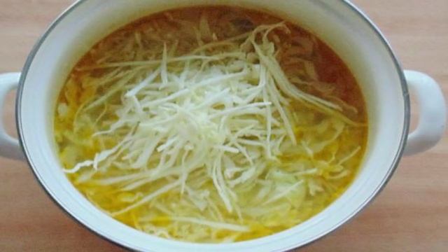 Щи с шампиньонами