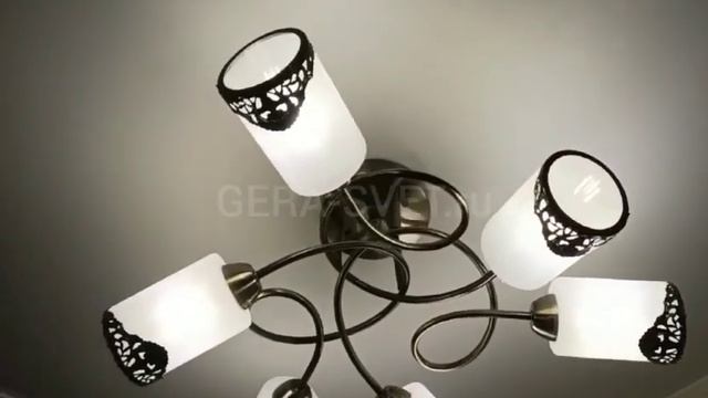 Распаковка и демонстрация потолочной люстры Lumion Citadella смотреть онлайн