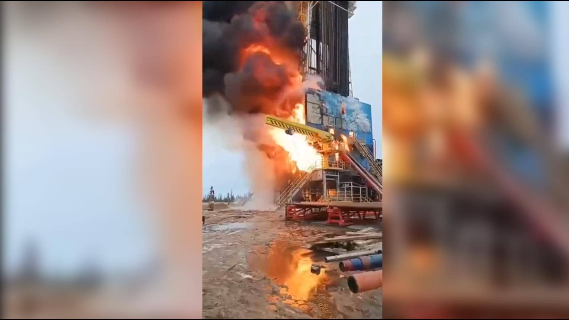 SHOT назвал предварительную причину возгорания на нефтегазовом месторождении в Сибири