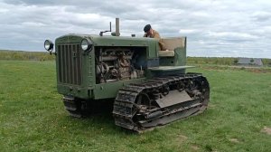 Запустили трактор "Сталинец"