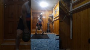 рывок гири 24 кг.