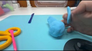 Барбоскины лепим Гену из воздушного пластилина