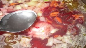 Борщ из утиных шеек