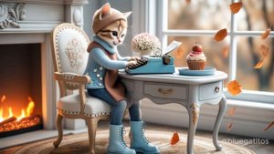 Tiny Cat Morning Routine _ The Diary of Lili (Kawaii Cozy Lifestyle)