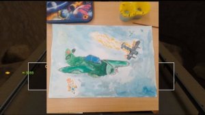 МОЮ КАРТИНУ ВЫСТАВИЛИ НА ВЫСТАВКУ В ШКОЛЕ