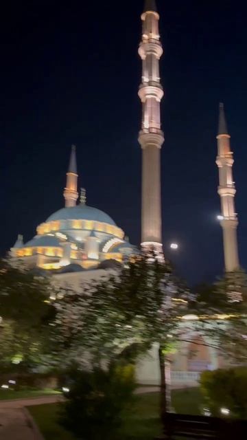 прогулка ночью Грозный