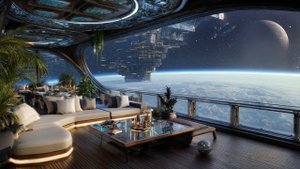 Limitless Relaxing Ambient Sci Fi Music  for Summer Space Departures