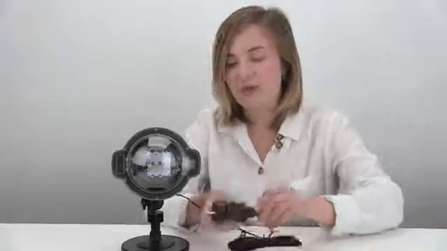 Новогодний LED проектор ЭРА Падающий снег