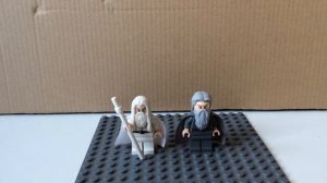 Сравнение 1: Гэндальф Серый и Гэндальф Белый