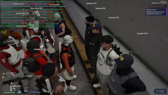 ЗАХВАТИЛ ОФИС FIB ГТА 5 РП лидер мафии КОНФЛИКТ ФРАКЦИЙ ?