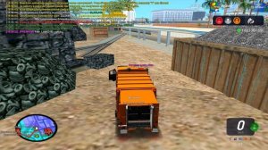 1 ЧАС на *КАМАЗЕ МУСОРОВОЗА* РАБОТАЮ МУСОРЩИКОМ! НОВЫЙ ?