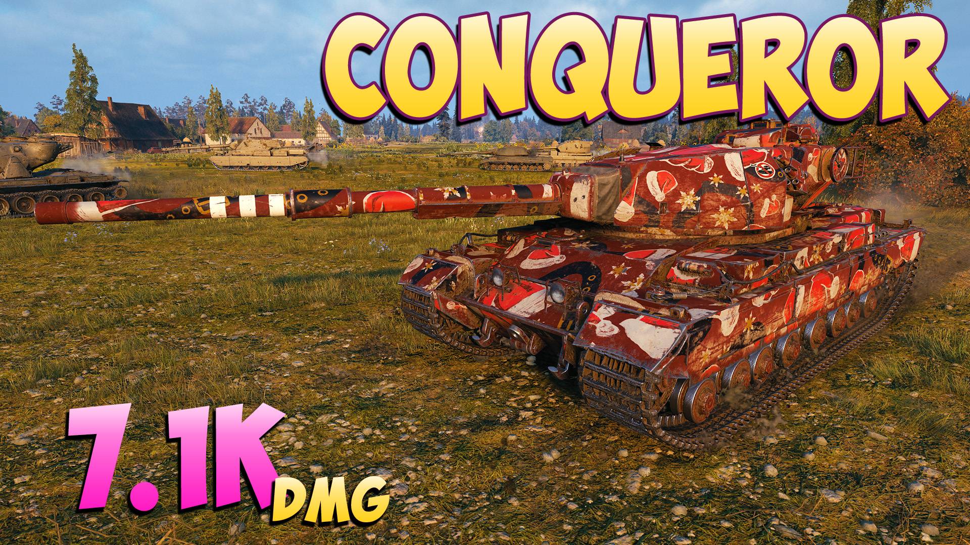 Conqueror - 4 Фрагов 7.1K Урона - Случайный! - Мир Танков