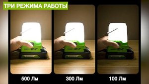 Компактный LED светильник 24V Greenworks G24LA500 3501007