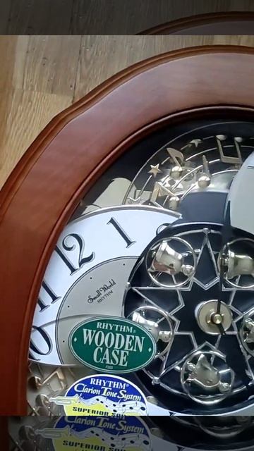 Настенные часы Rhythm 4MH780WD06 Magic Motion. смотреть онлайн