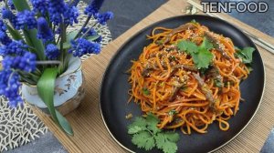 Морковь по корейски с говядиной!