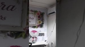 Холодильник из кондиционера для цветочного магазина!