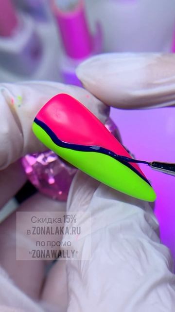 Летнее сочетание цветов🤤 гель лаки win lak смотреть онлайн