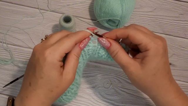 Вяжем из пуха норки. смотреть онлайн