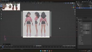 Глава 1 Референс. Создание 3д персонажа в блендер Chapter 1