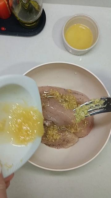 Рецепт куриной грудки на подушке из апельсинов. #курин