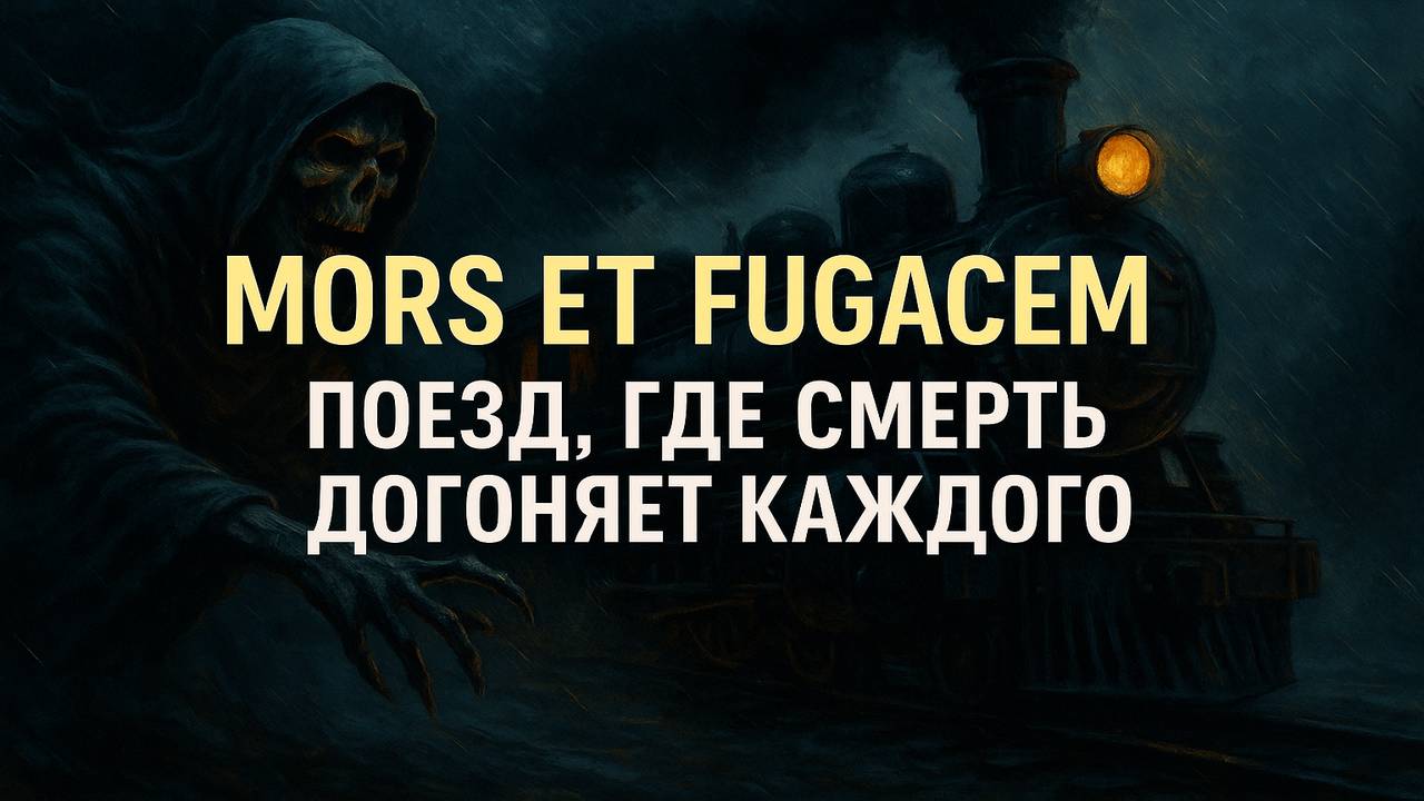 Mors et fugacem": поезд, где смерть догоняет каждого. Страшная История про Поезд. МИСТИКА. УЖАСЫ