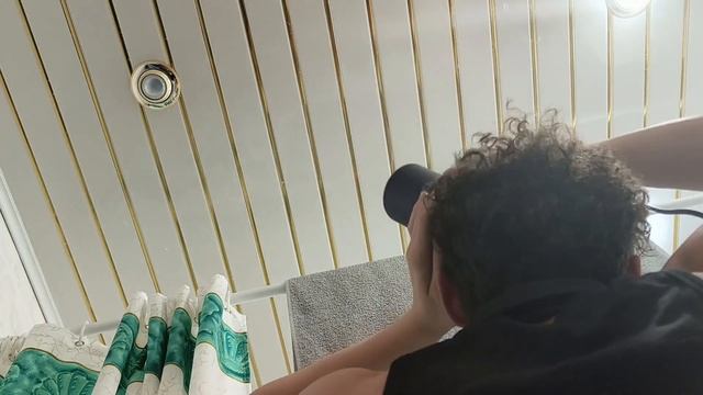Демонстрация работы фена Aceline Super Hair Dryer по время сушки смотреть онлайн