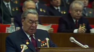 XXVI (26-й) съезд КПСС. Доклад Леонида Ильича Брежнева. 23.02.1981. Москва. Кремль.