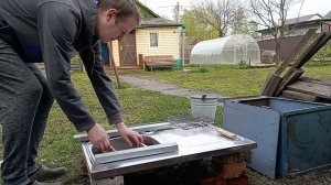 Мангал из мойки за 5 минут