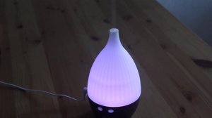 Пример работы увлажителя воздуха Deerma DEM PX300W