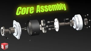 Финальная сборка планетарного редуктора | SolidWorks Анимация