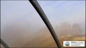Обзор теплицы длиной 6 метров из профиля 40х20мм с шагом