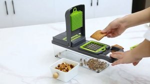 Овощерезка ручная, мультислайсер терка с контейнером