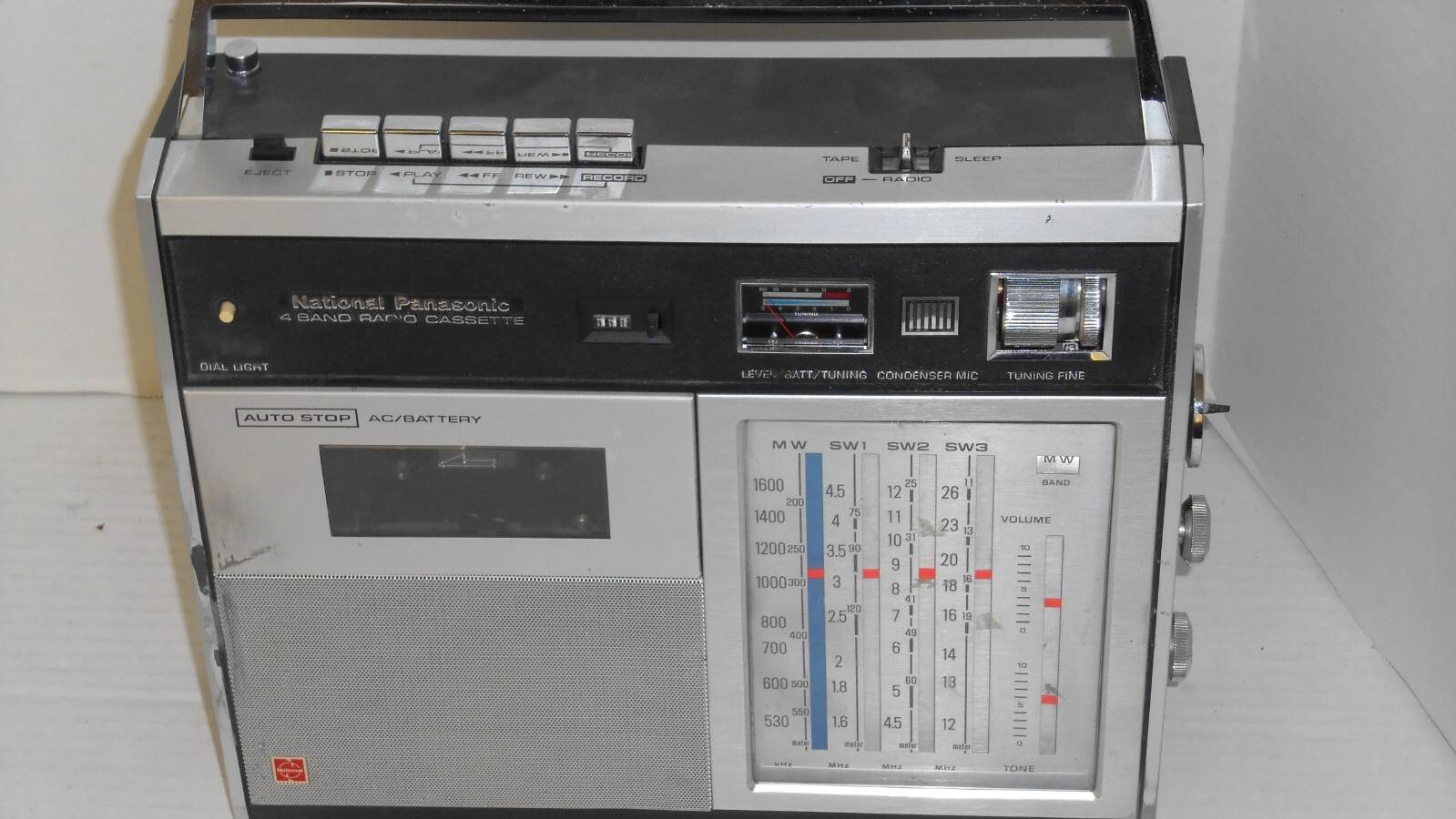 Винтажный радиоприемник Panasonic Rq-235Ts Am Fm Sw1-2 1970-1972 года-Япония