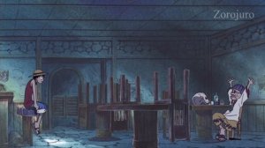 Старик в баре увидел в Луффи Роджера / Встреча Луффи и ?