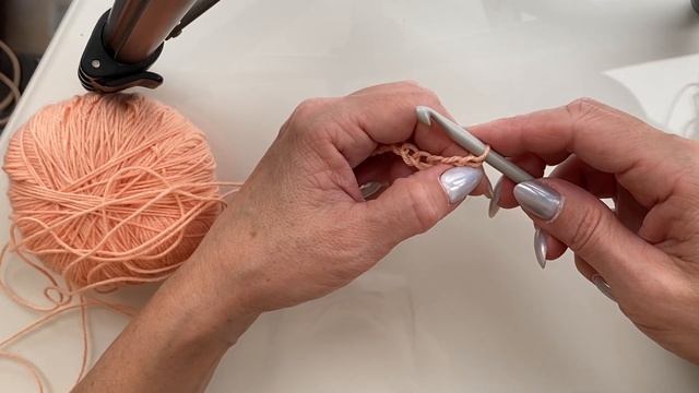 Платок тунисским крючком #тунисскоевязание #тунисскоевязаниекрючком #каксвязать #каксвязатьплаток