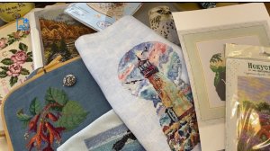 Вышивальные Итоги Февраля 2022/Готовая работа,процессы и покупки.