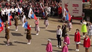 Торжественный митинг посвященный празднованию 80-летия Победы в Великой Отечественной войне.