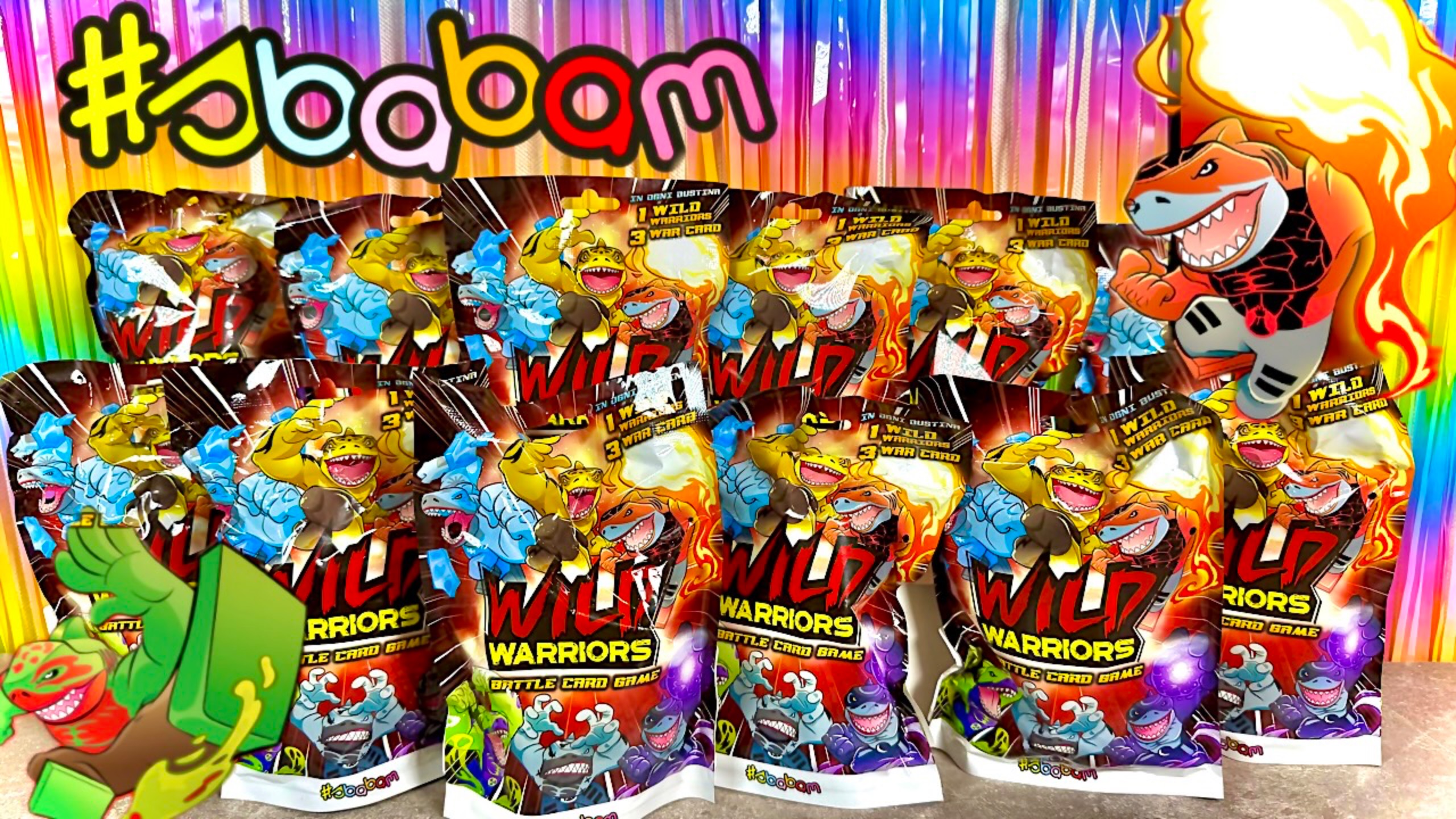 🔥 РАСПАКОВКА НЕУКРОТИМЫЕ ВОИНЫ! WILD WARRIORS от Sbabam — САМЫЕ ДИКИЕ БОЙЦЫ! 🦖 Битва начинается!