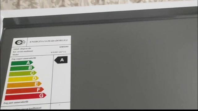 Распаковка — Стиральная машина Samsung WW90TA047AXLD смотреть онлайн