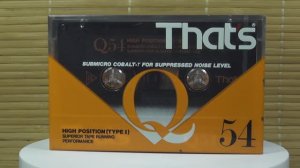 Кассета THAT'S Q 1988год. Её убили! #that's