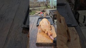ПОДГОТОВКА УТКИ К ЗАПЕКАНИЮ В ДУХОВКЕ. РАЗРУБ ТУШКИ МИ