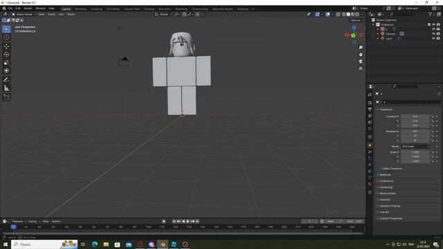 Гайд как импортировать аватар с roblox studio в blender смотреть онлайн