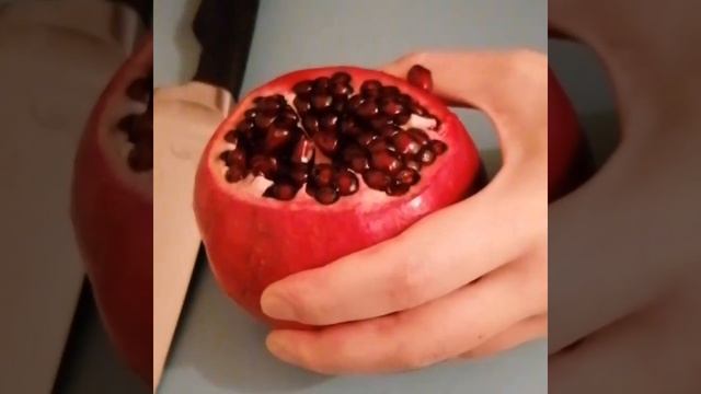 How to cut pomegranate | Как нарезать гранат смотреть онлайн